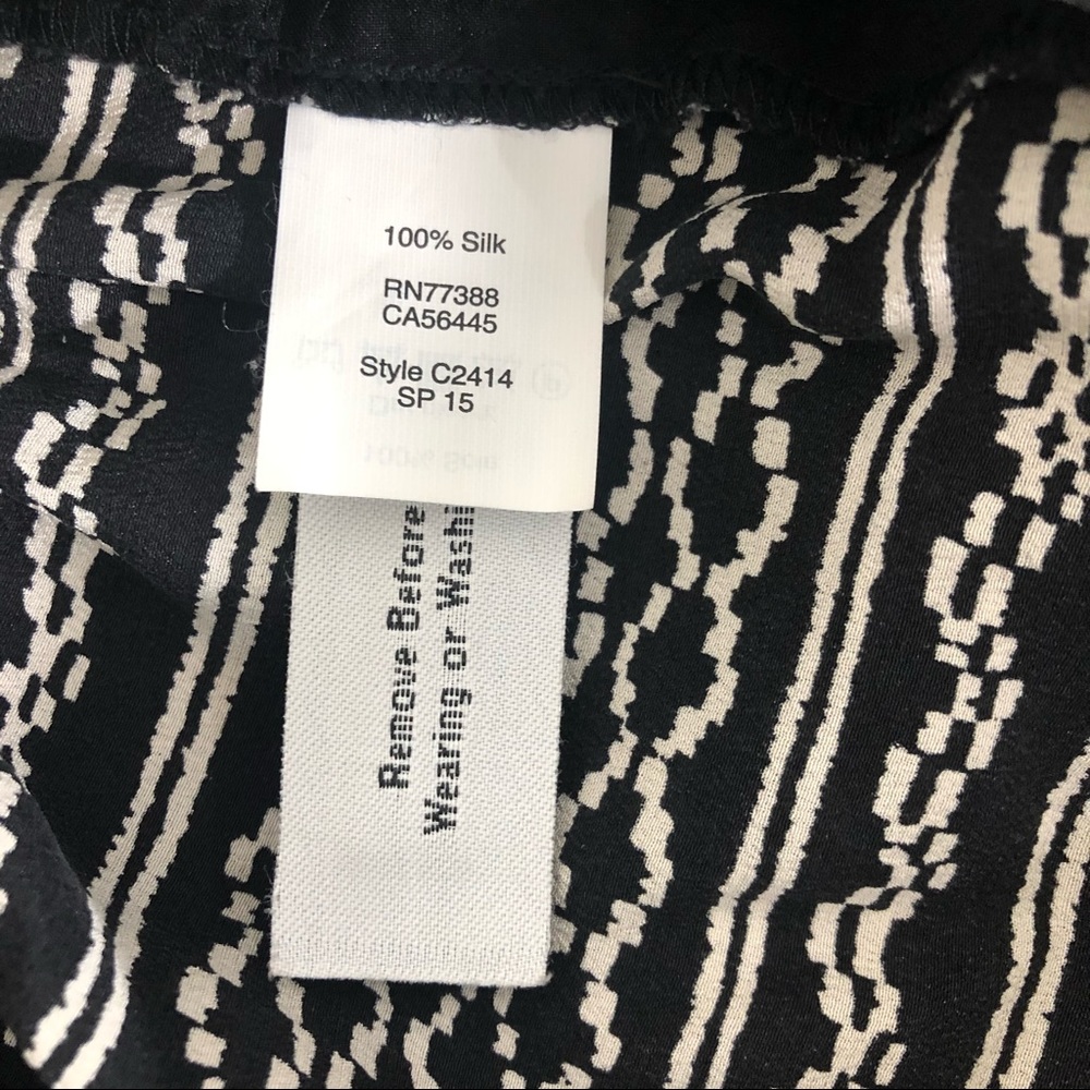 Madewell 100% Silk Tidal Wave Aztec Kimono Romper Size Small - Picture 6 of 7